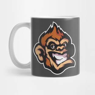 Happy Monkey Face Mug